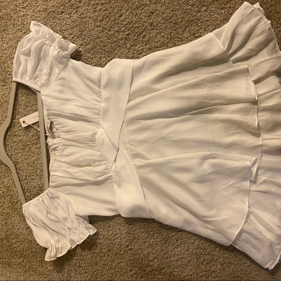 WHITE american threads romper! NWT - Picture 2 of 3